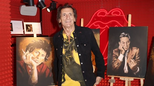 Ronnie Wood celebrates his 50 years in The Rolling Stones with new portraits