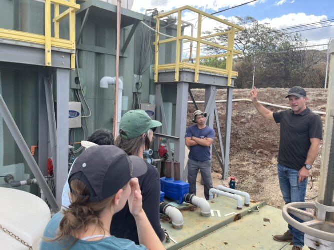 UH Maui College Wastewater treatment Class