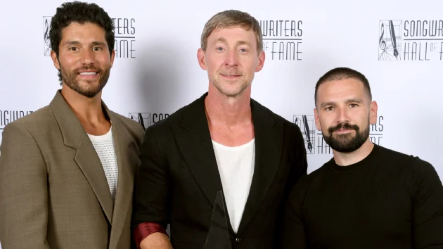 Dan + Shay sing Ashley Gorley into Songwriters Hall of Fame with other peoples hits