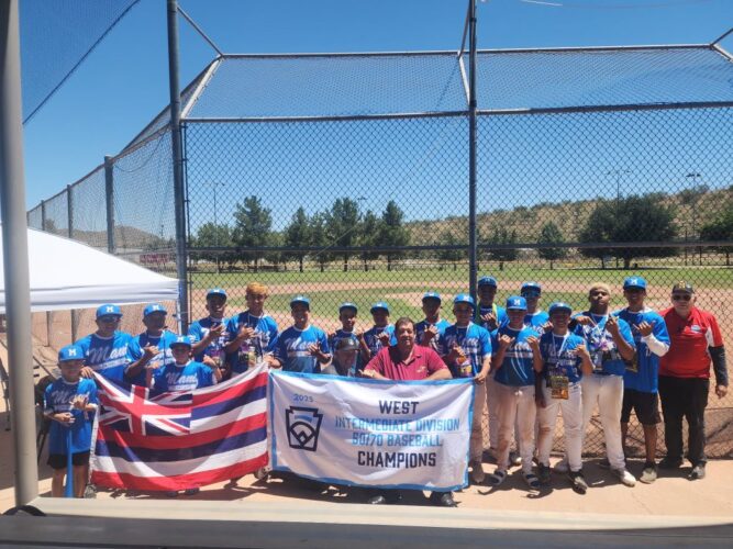 The Central East Maui Little League Baseball All-Star team