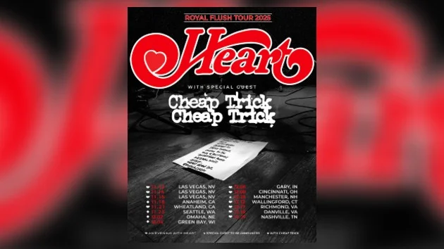 Heart extends Royal Flush tour through December