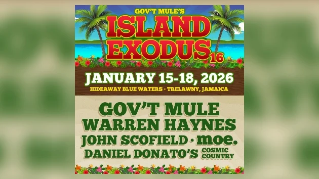 Gov’t Mule announces lineup for Island Exodus 16