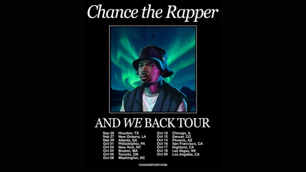 Chance the Rapper announces And We Back Tour