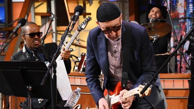 Watch Pete Townshend perform ‘Let My Love Open the Door’ during ‘Late Show’ commercial break