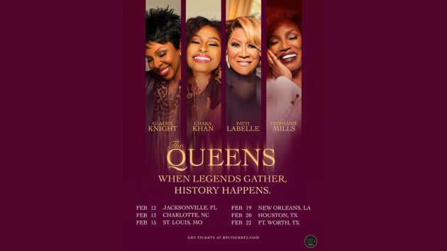 Chaka Khan, Patti LaBelle, Gladys Knight, Stephanie Mills add 2026 dates to Queens! 4 Legends. 1 Stage. tour