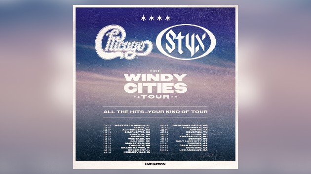 Styx & Chicago announce dates for summer tour