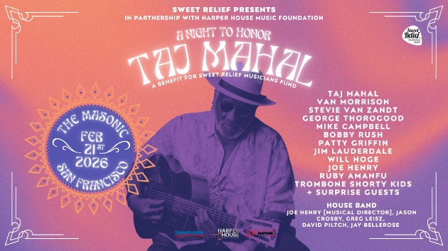 Van Morrison, Stevie Van Zandt & more set for concert celebrating Taj Mahal