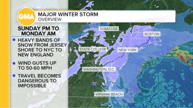 NYC under blizzard warning as potentially historic nor’easter expected in Northeast