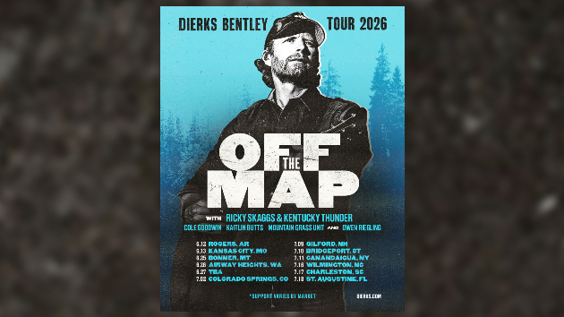 Dierks Bentley’s headed ‘Off the Map’ for summer tour