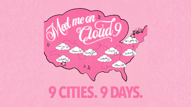Megan Moroney plans a 9 Cities. 9 Days. ride on ‘Cloud 9’ to introduce new album