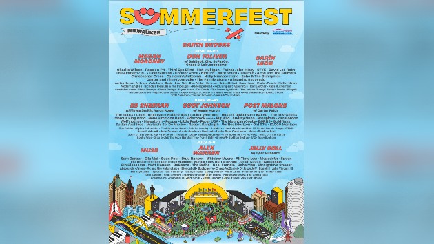 Full Milwaukee Summerfest lineup announced