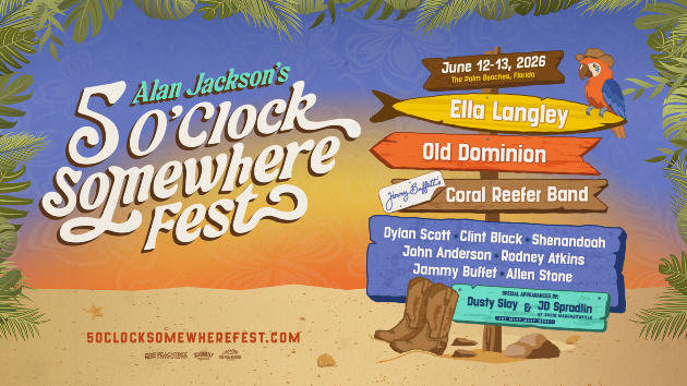 Alan Jackson’s turning ‘It’s Five O’Clock Somewhere’ into a festival this summer