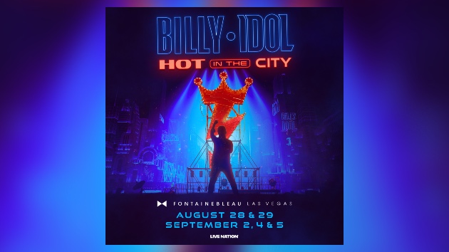 Billy Idol announces dates for ‘Hot in the City’ Las Vegas residency