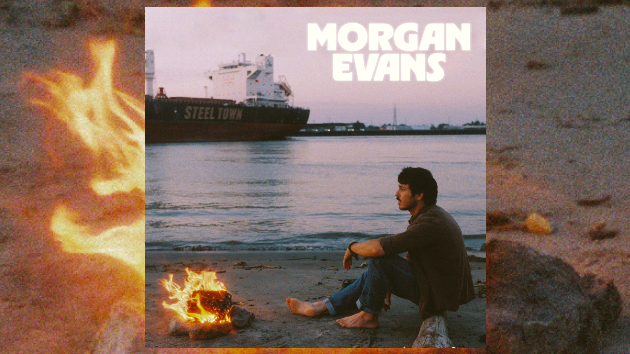 Things are not as they seem on the cover of Morgan Evans’ ‘Steel Town’