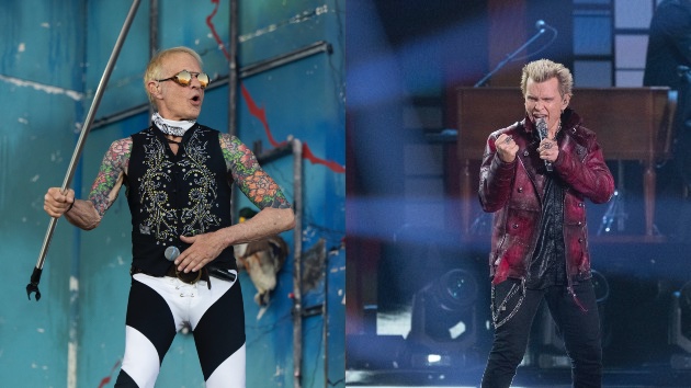 Billy Idol and David Lee Roth playing Calgary’s The Roundup MusicFest