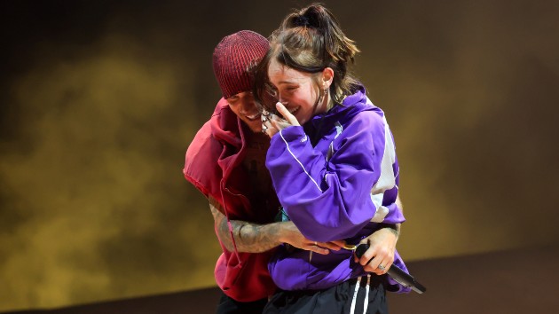 Billie Eilish on Bieber Coachella cameo: ‘My legs gave out, is what happened’