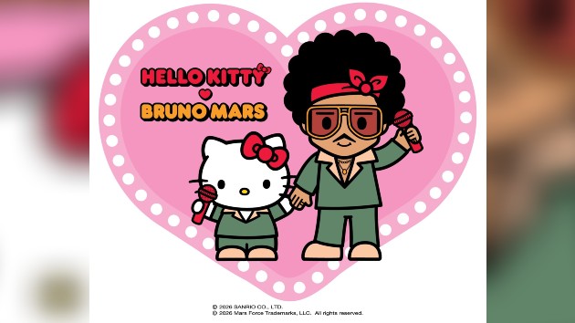 Bruno Mars teams with Hello Kitty for pop-ups on The Romantic Tour
