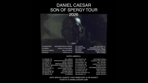 Daniel Caesar announces ‘Son of Spergy’ tour