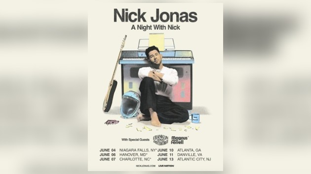 Nick Jonas announces brief solo tour, A Night With Nick