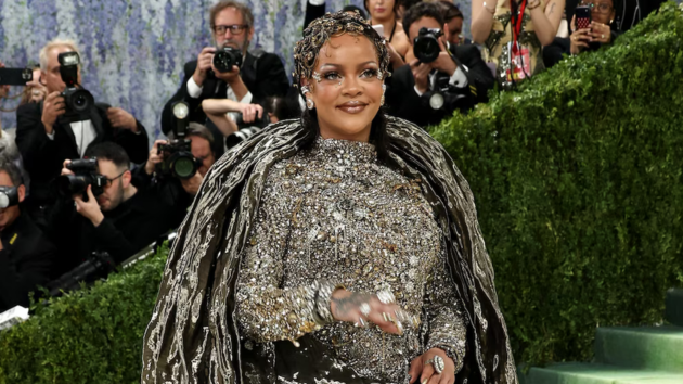 Rihanna steps out at 2026 Met Gala