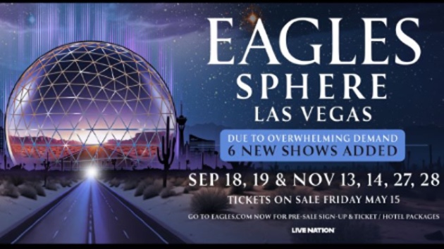 Eagles add new fall dates to Las Vegas Sphere residency