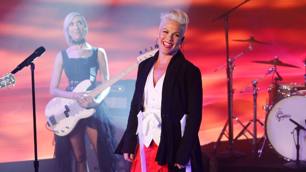 Pink to receive prestigious Silver Clef Award from UK’s biggest music therapy charity