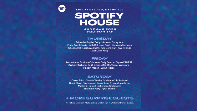 Spotify returns to Blake Shelton’s honky-tonk for CMA Fest
