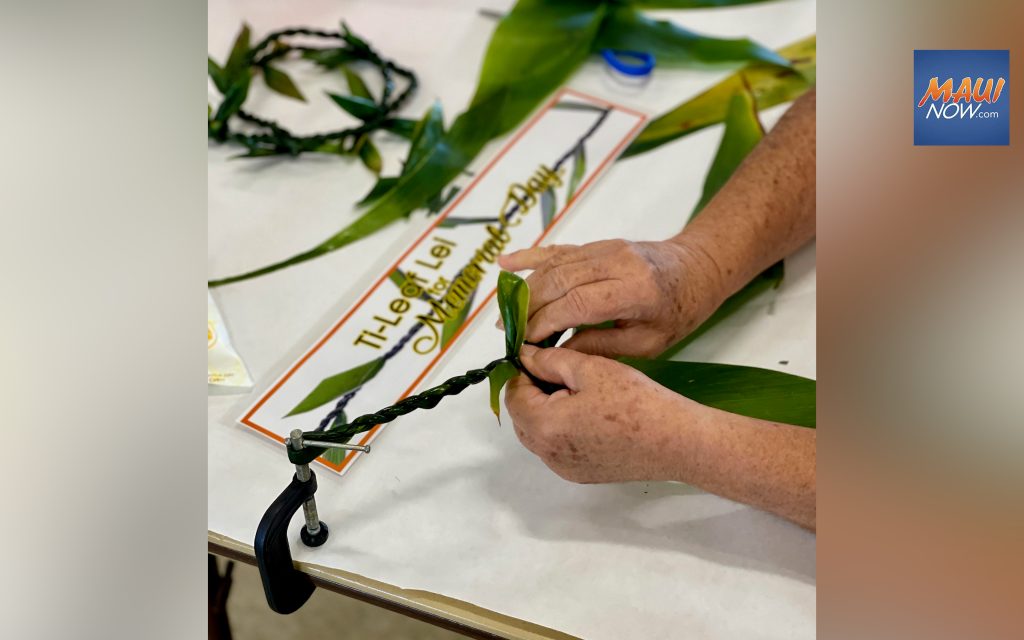 Maui Veterans Donations of Ti Leaves