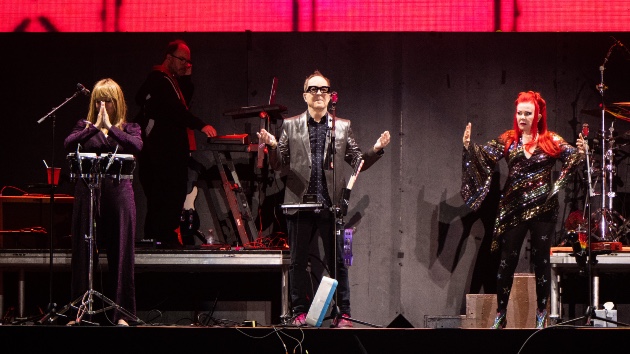 The B-52s’ equipment destroyed during storm at music festival
