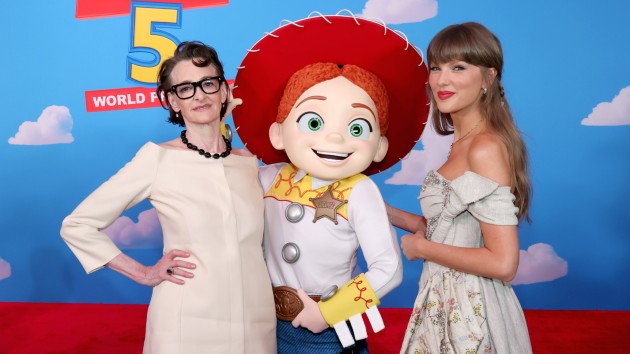 Taylor Swift talks ‘Toy Story 5’ song, performs at movie’s LA premiere