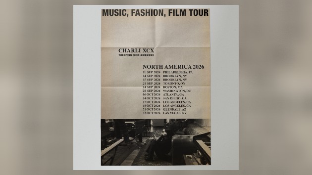 Charli XCX announces Music, Fashion, Film Tour