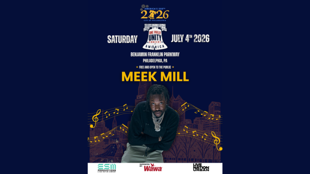 Meek Mill to perform at hometown concert celebrating America’s 250th anniversary