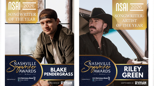 Riley Green to be honored alongside Vince Gill at Nashville Songwriter Awards