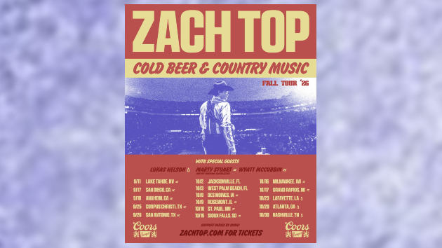 Zach Top opens the tap to let Cold Beer & Country Music flow into fall