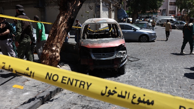 Explosions reported in Damascus amid Macron’s visit to Syria, state media says