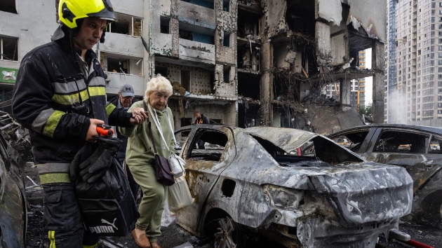 Russian overnight bombardment of Kyiv kills 18, Ukrainian officials say