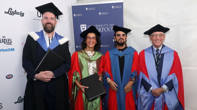 Ringo Starr receives honorary doctorate from University of Liverpool