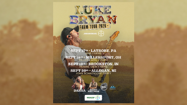 Dasha’s doing Luke Bryan’s fall Farm Tour, along with Kenny Whitmire, Peach Pickers and DJ Rock