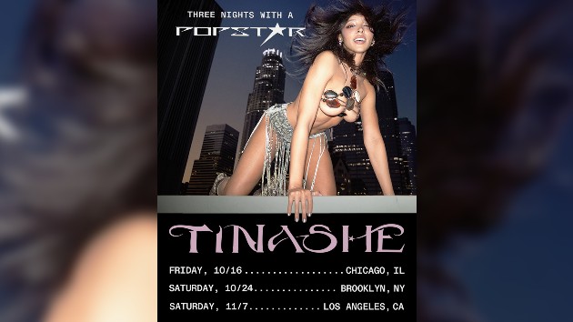 Tinashe announces three ‘Popstar’ shows this fall